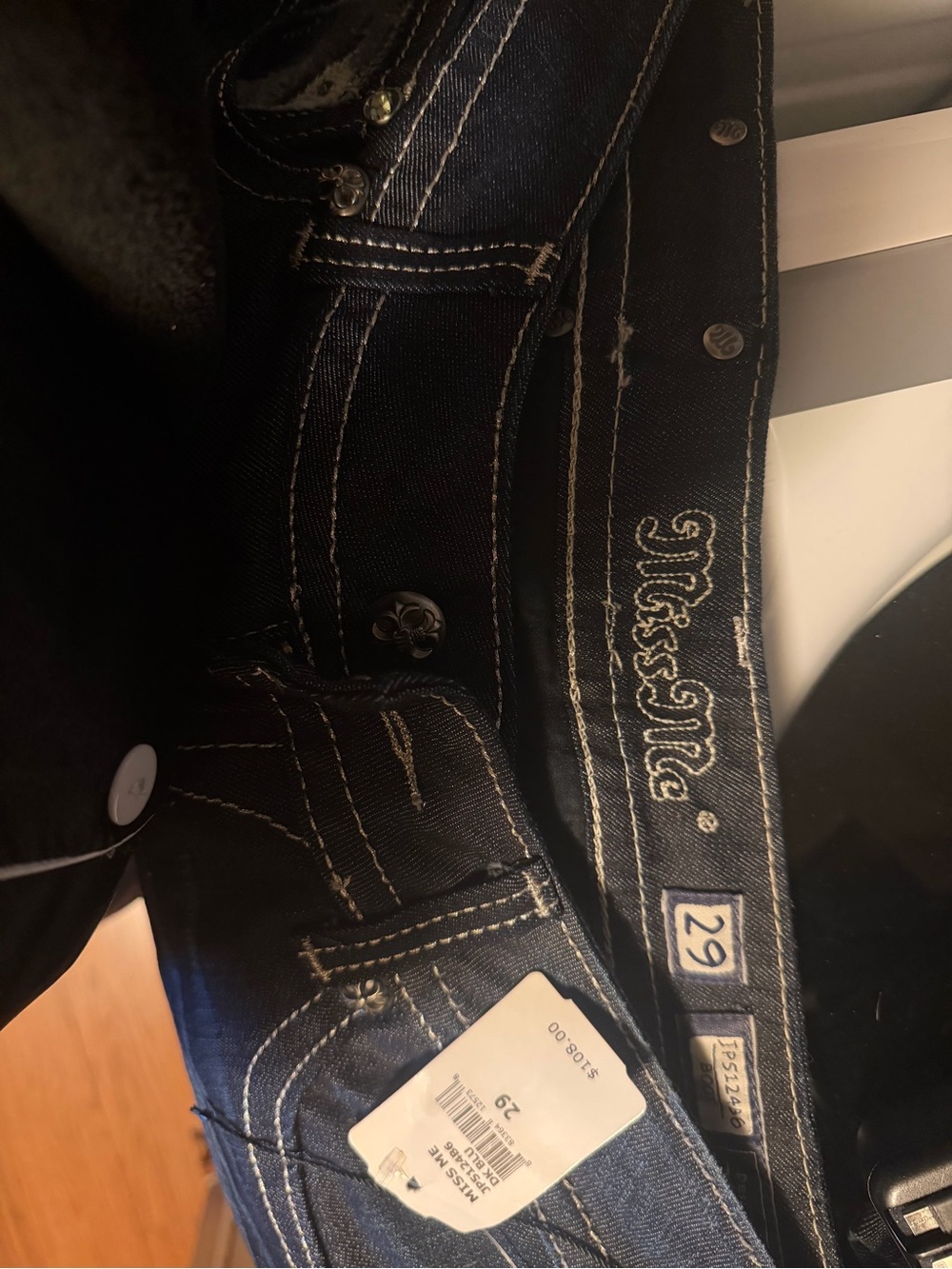Miss Me Dark Blue Denim Jeans - 29